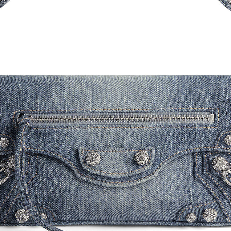 (WMNS) Balenciaga Le Cagole Small Sling Bag Denim 'Blue' 7716402109U4715