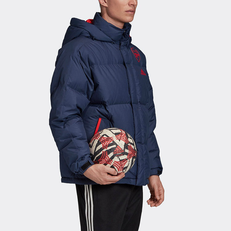 adidas Arsenal Soccer/Football Sports Down Jacket Blue FQ4111