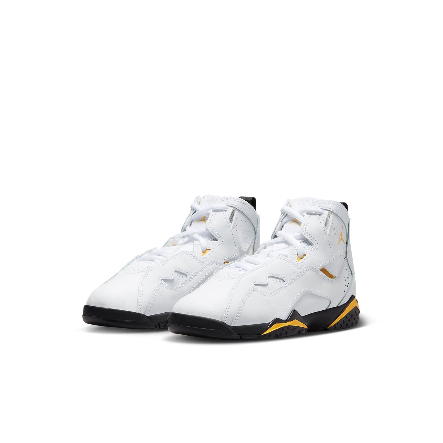 (PS) Air Jordan True Flight 'White Yellow Ochre' 343796-107