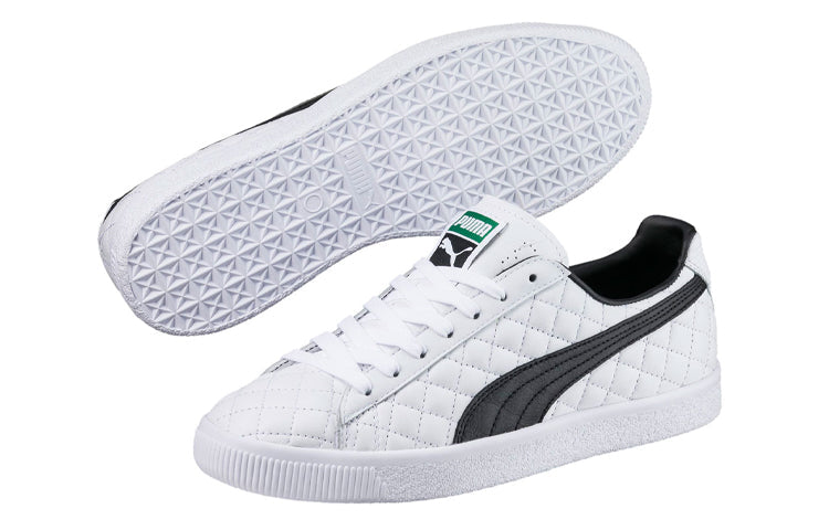 (WMNS) PUMA Clyde Dressed Board Shoes White 363636-01