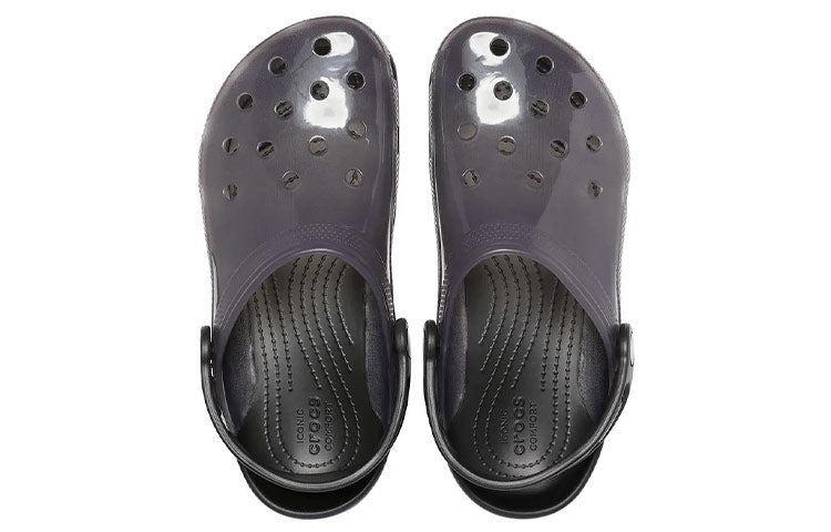 Crocs Jelly Crocs Transparent Black Unisex Sandals 206908-001