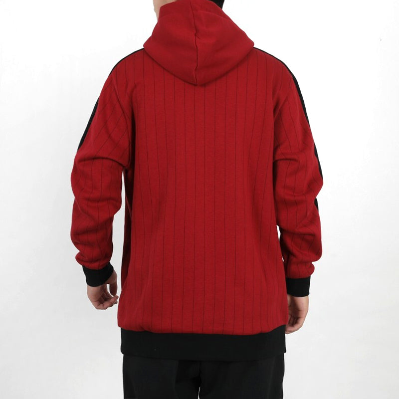 PUMA Pinstripe Aop Pullover Hoodie 'Red' 530179-50
