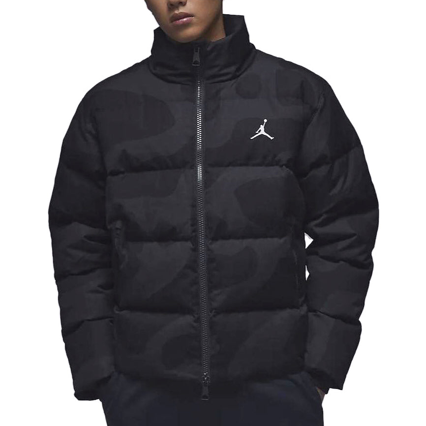 Air Jordan Flight Heritage Down Jacket Asia Sizing 'Black' FB6989-045