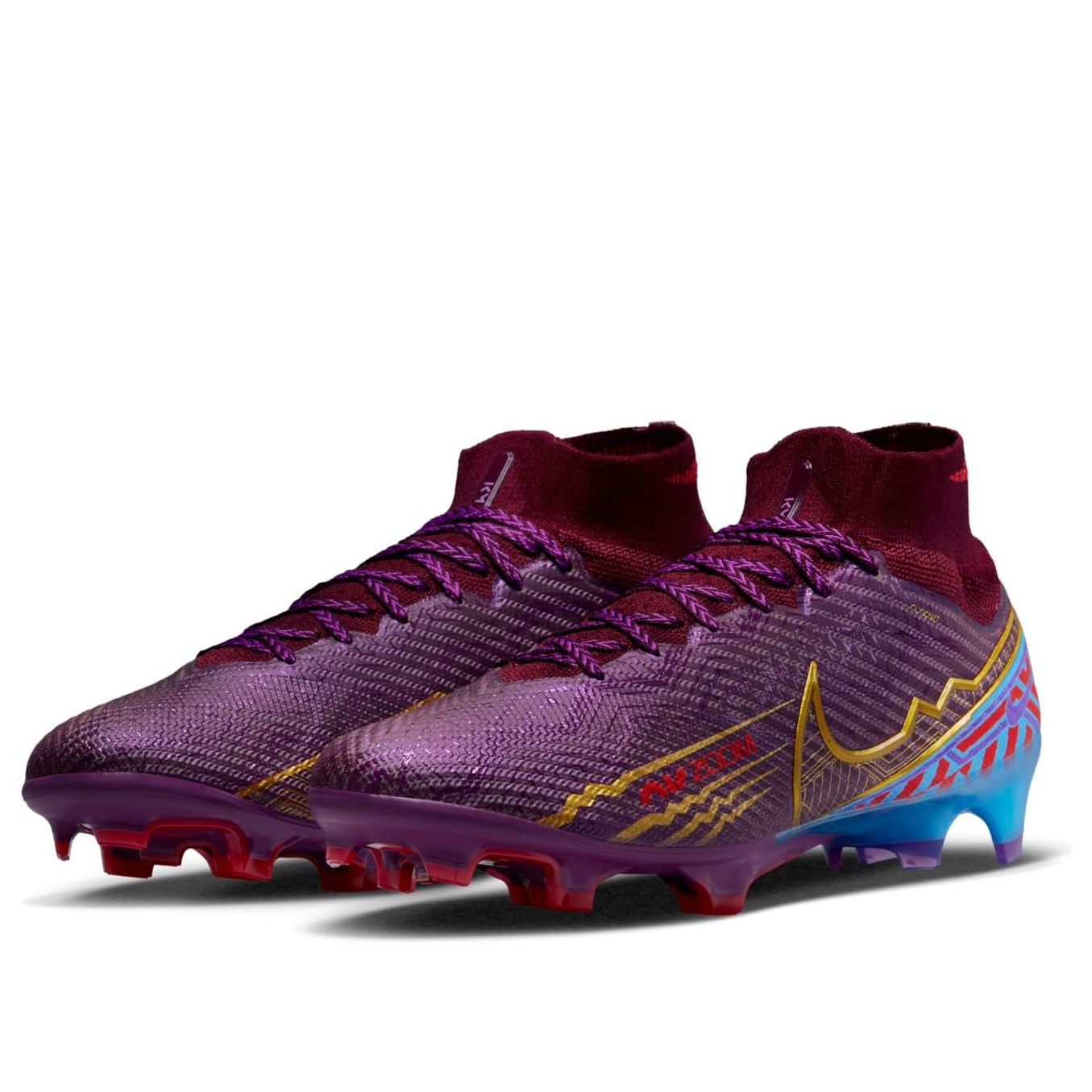 Nike Kylian Mbapp x Mercurial Superfly 9 Elite FG 'Dark Beetroot' DO9342-694