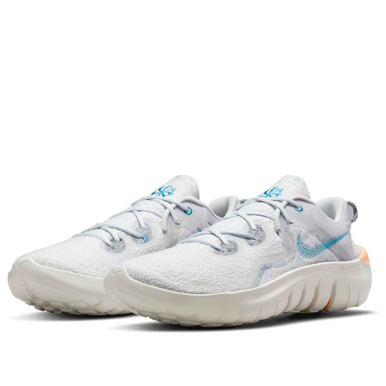 Nike Flex Run 2021 'Photon Dust Cyber Teal' CW3408-004