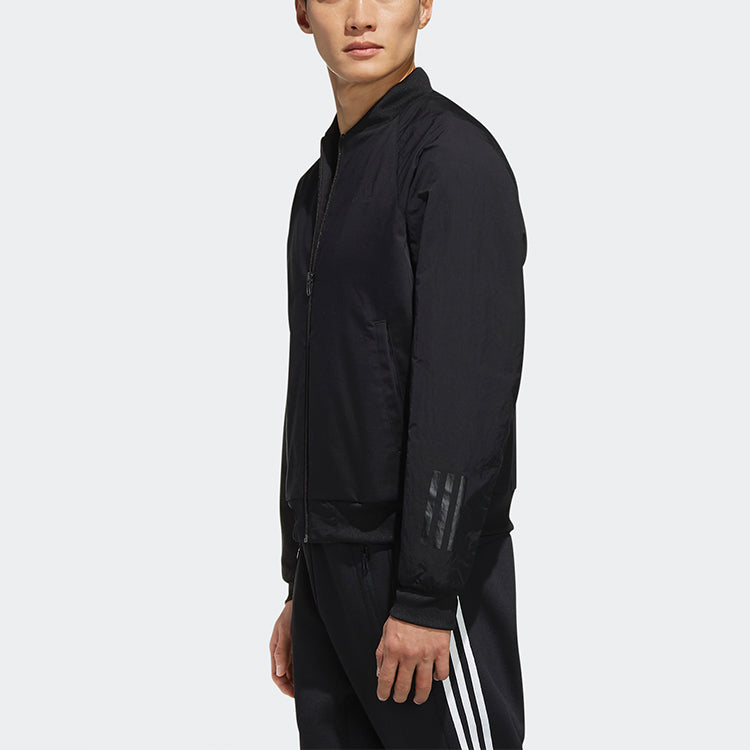 adidas M Id Bmb Jkt Ap Solid Color raglan sleeve Sports Jacket Black FN1674
