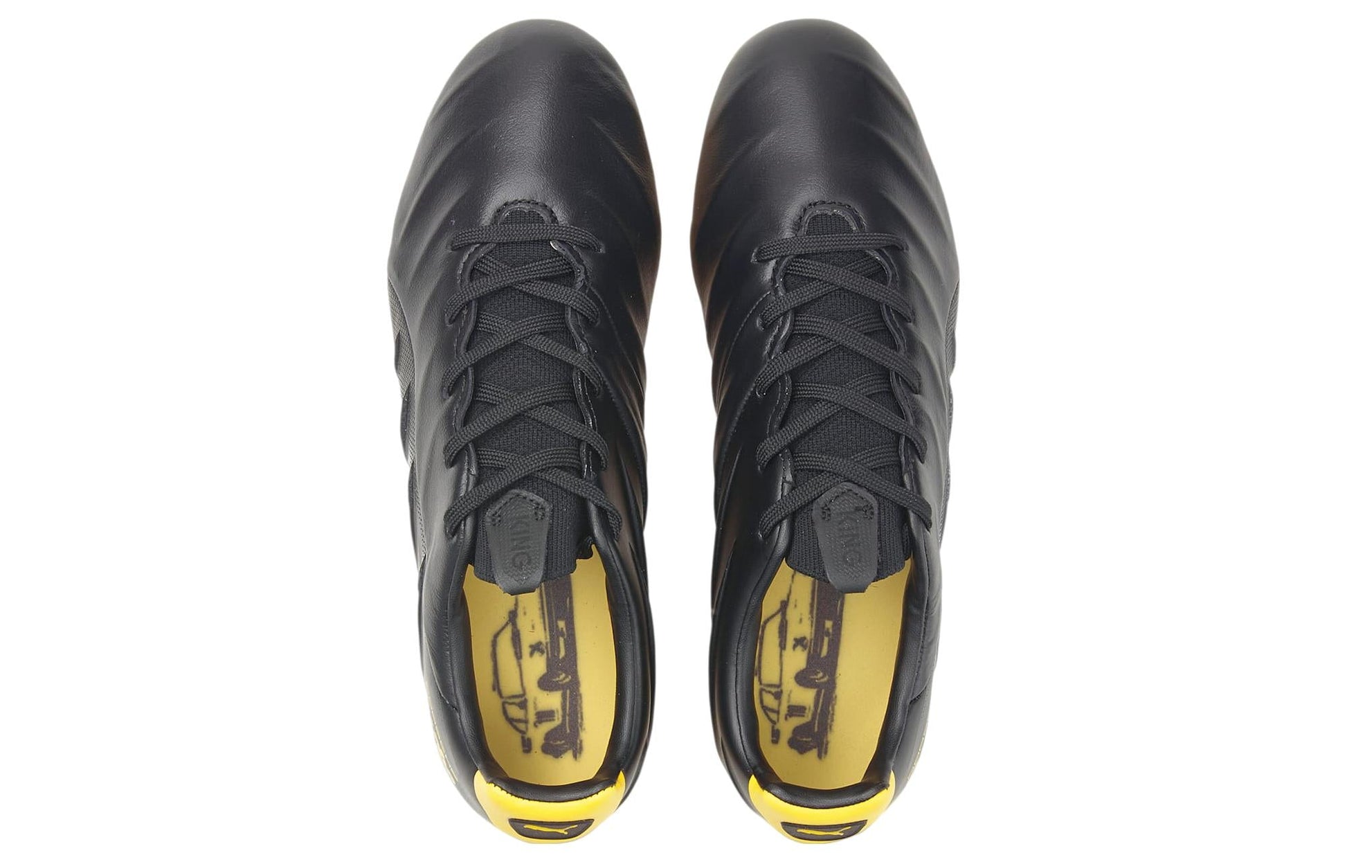 PUMA King Platinum 21 FG 'Black Lemon Chrome' 107028-01