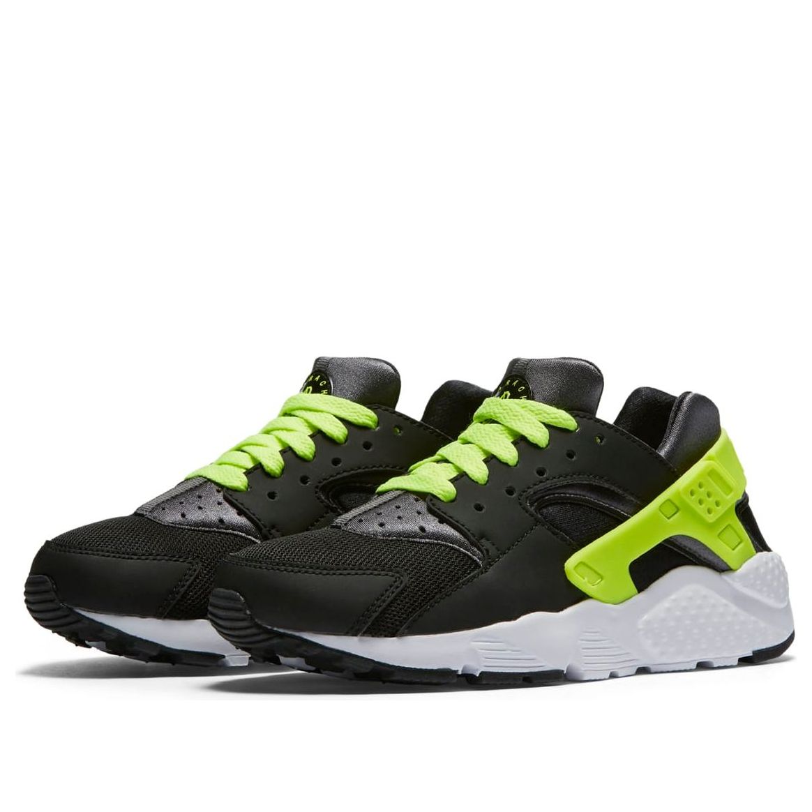 (GS) Nike Air Huarache 'Black Green White' 654275-017