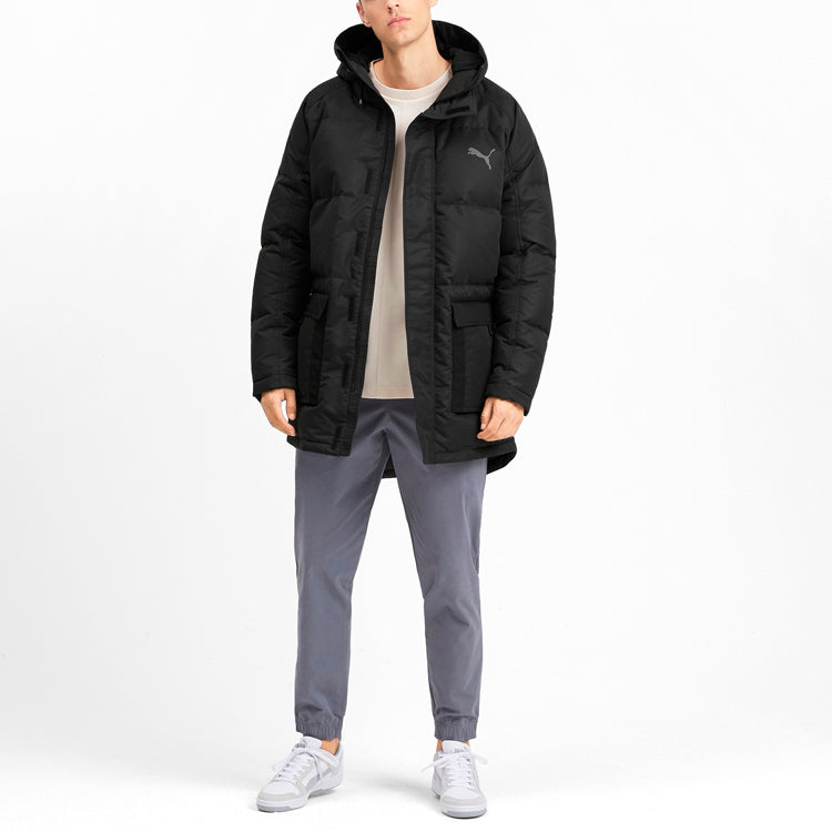 PUMA Logo Down Jacket 'Black' 580874-01