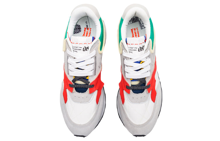 (WMNS) Li-Ning 001 'Grey Green Yellow' AGCP382-1