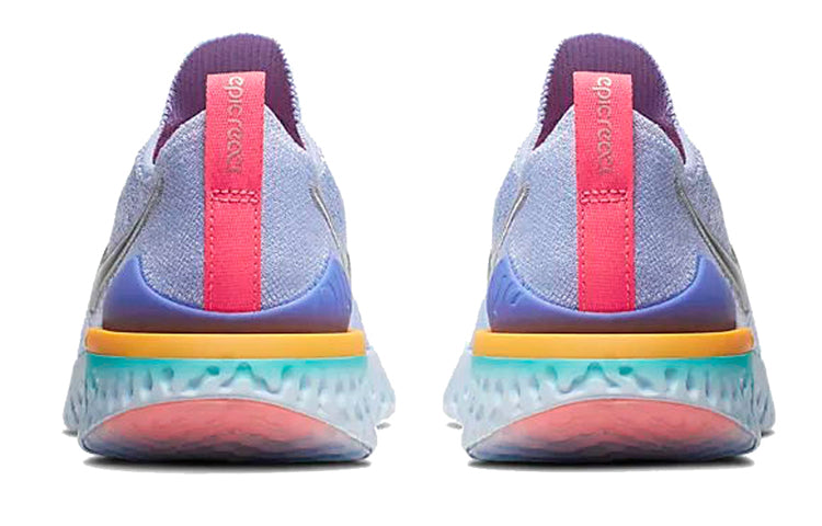 (GS) Nike Epic React Flyknit 2 'Aluminum' AQ3243-414