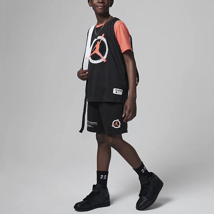 (GS) Air Jordan Short Enfant Flight MVP 'Black' FQ0778-045
