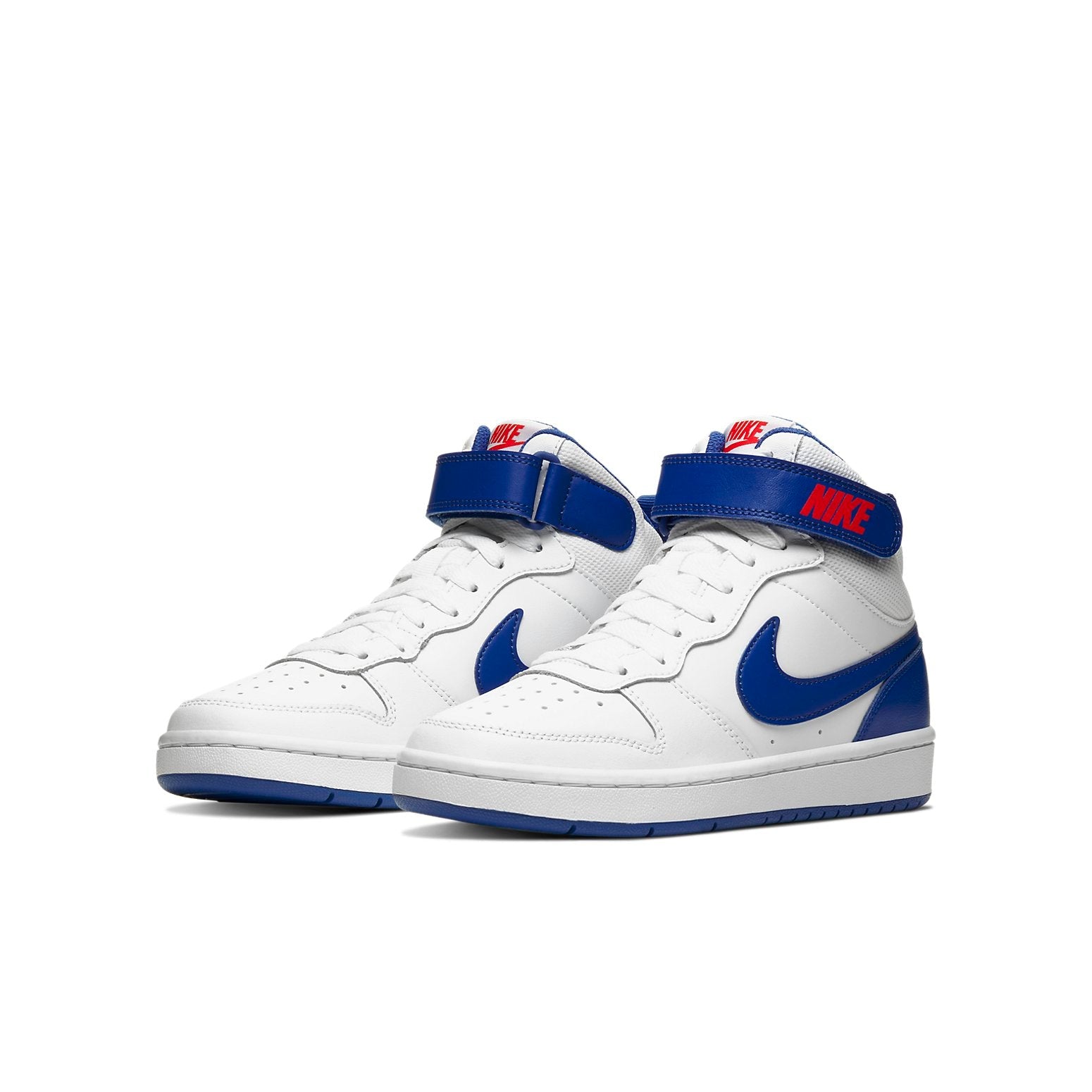 (GS) Nike Court Borough Mid 2 'White Game Royal' CD7782-101