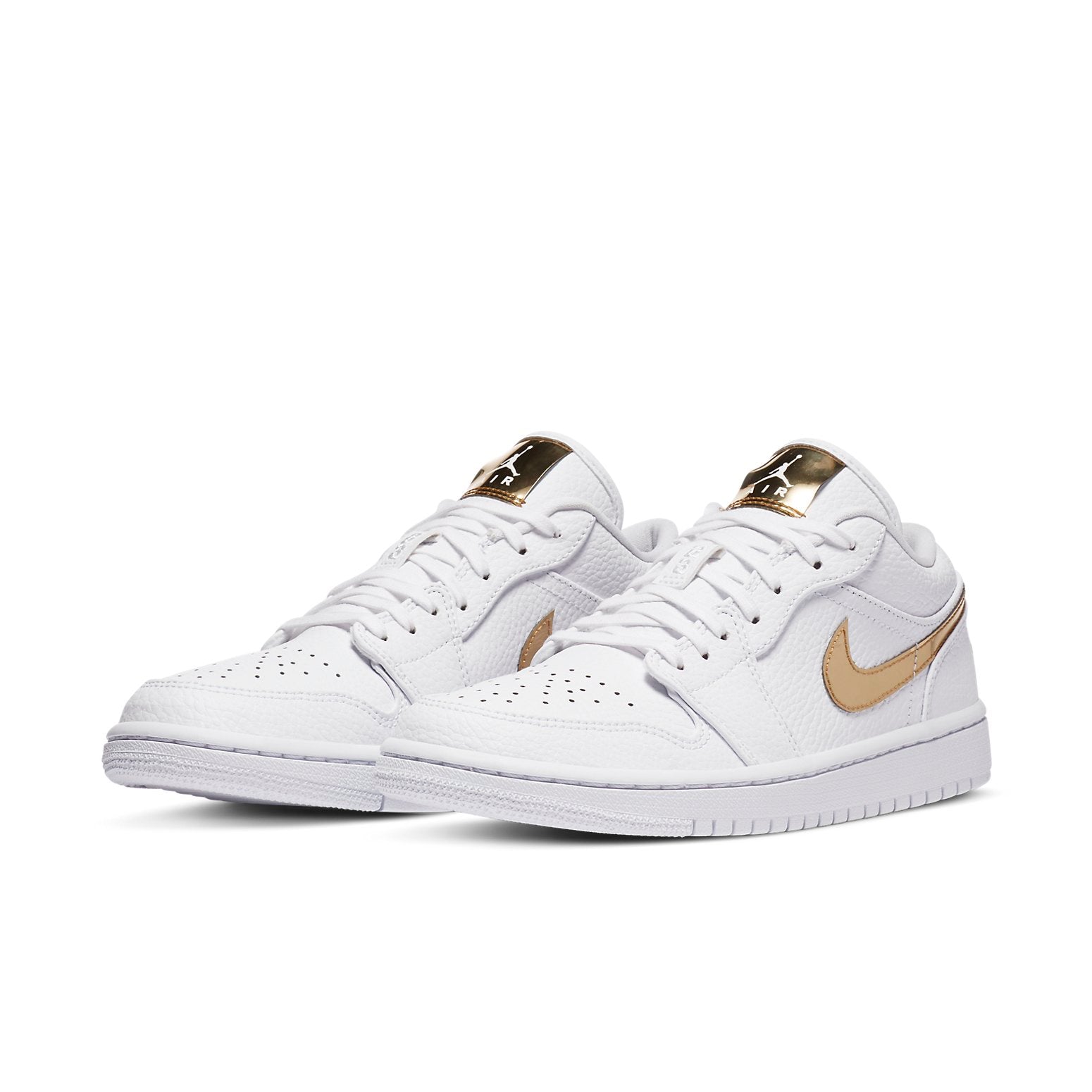 (WMNS) Air Jordan 1 Retro Low 'White Metallic Gold' CZ4776-100