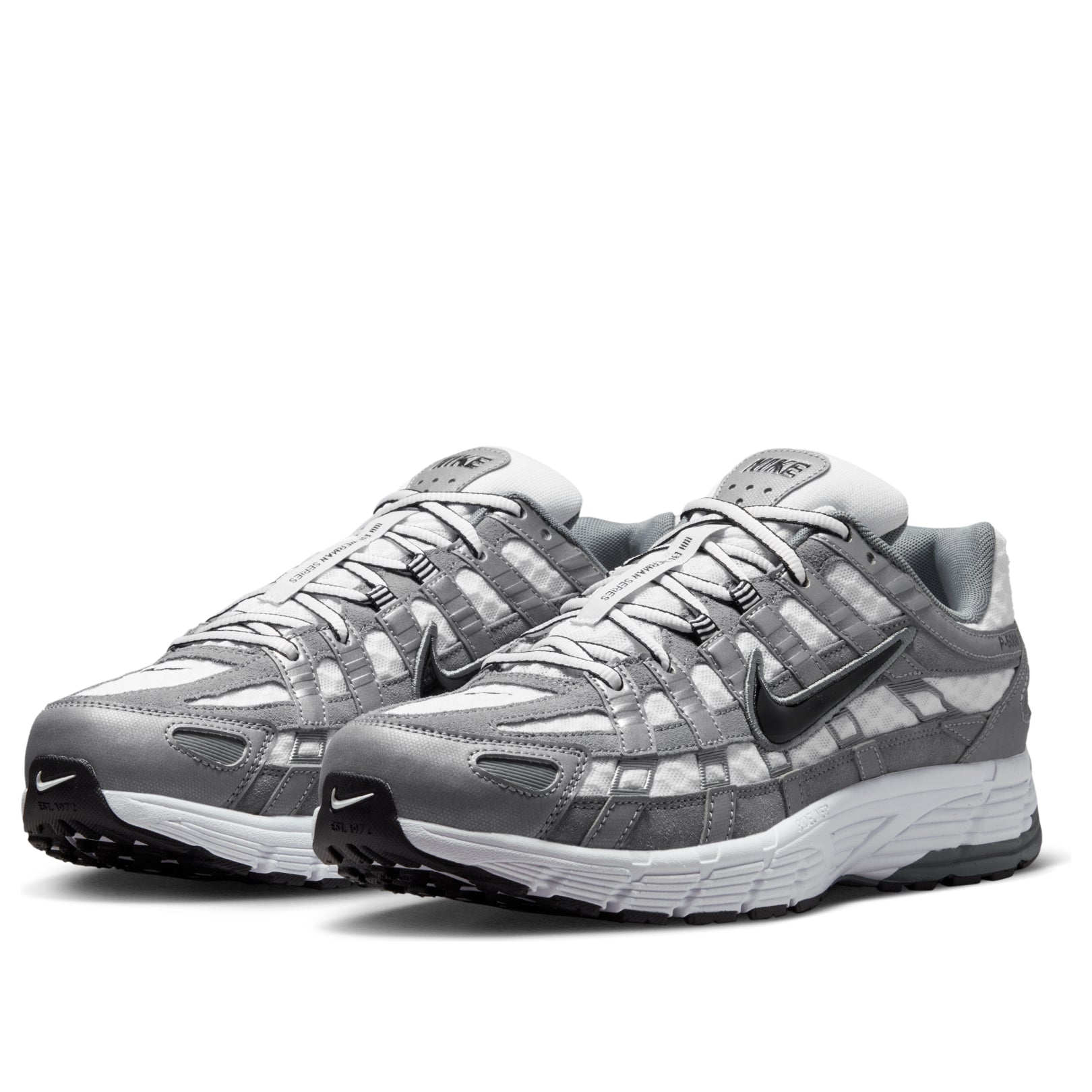 Nike P-6000 'White Metallic Cool Grey Black' IR2004-100