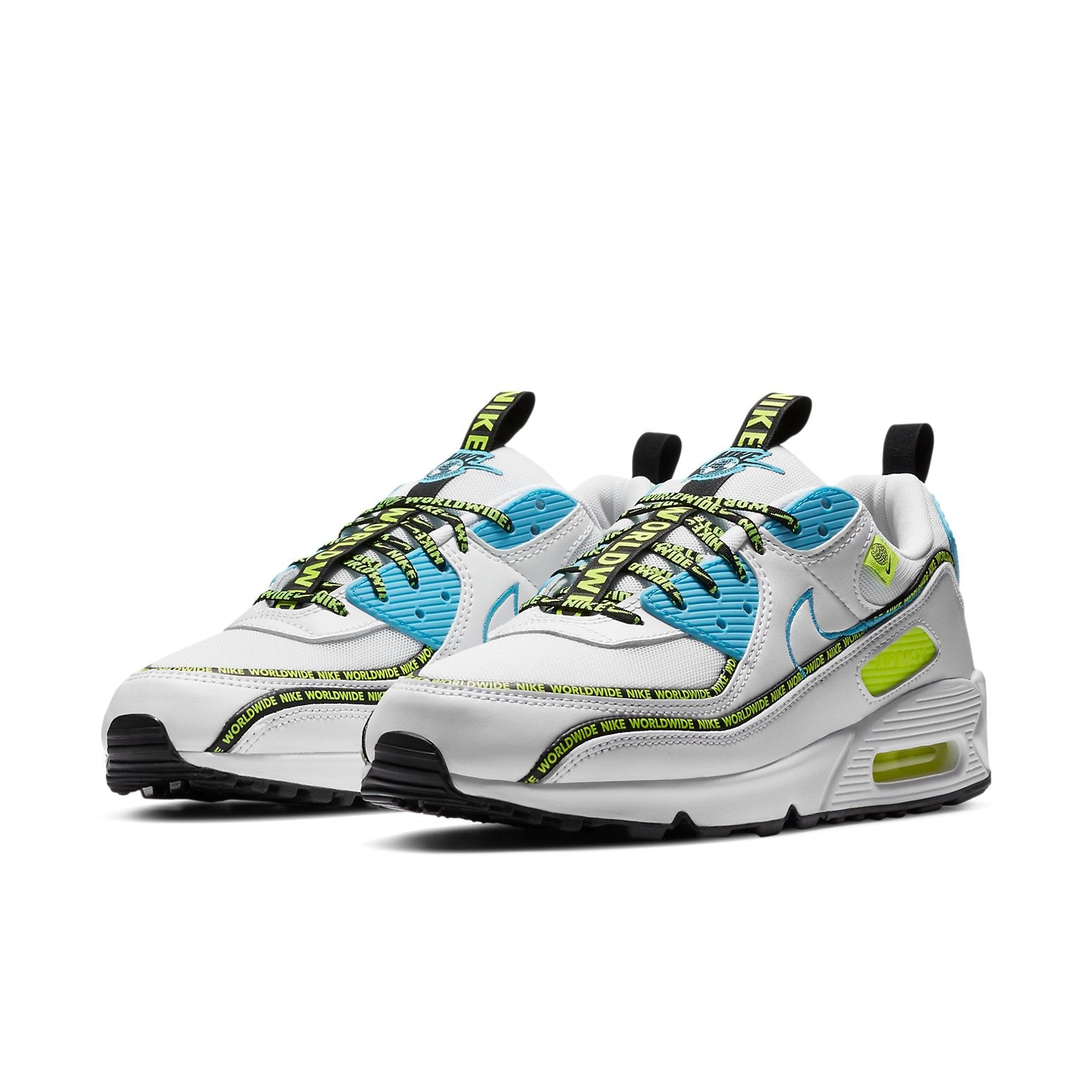 Nike Air Max 90 SE 'Worldwide Pack - Blue Fury Volt' CZ6419-100