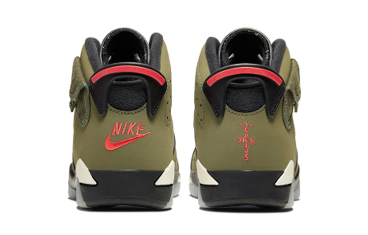(PS) Air Jordan 6 Retro x Travis Scott 'Olive' CQ3565-200