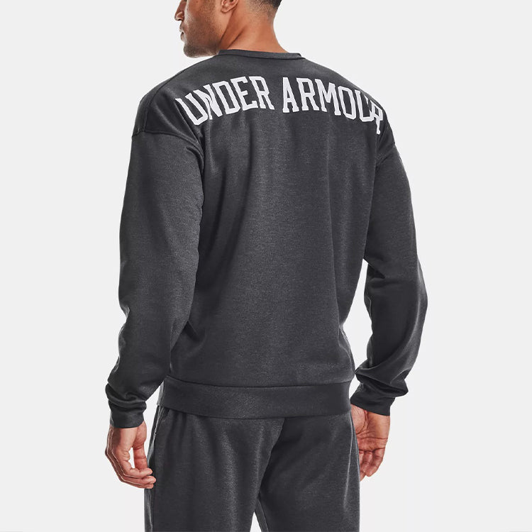 Men's Under Armour Recover Round Neck Training Loose Sports Gray 1361757-001