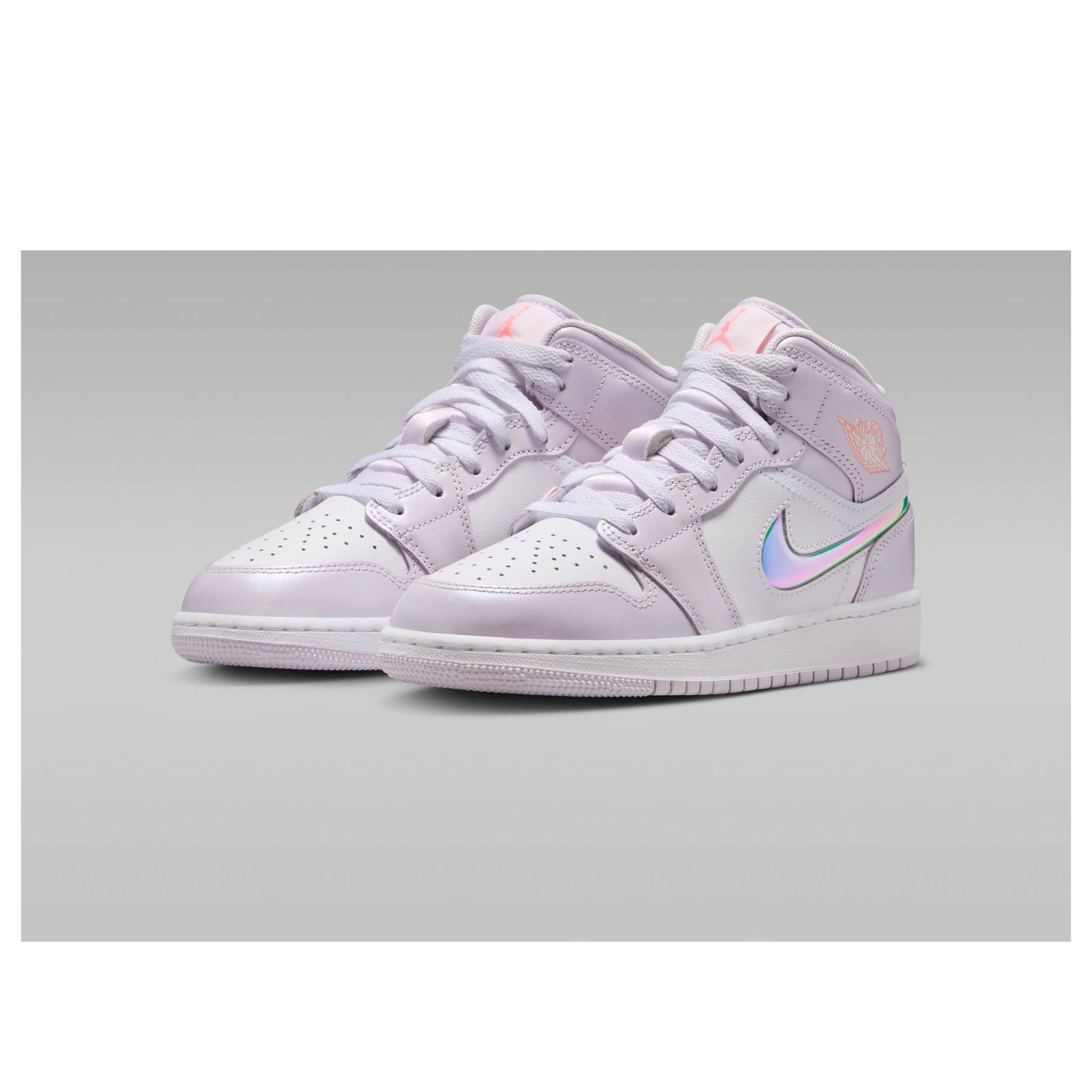 (GS) Air Jordan 1 Mid 'Barely Grape White' IM4419-500