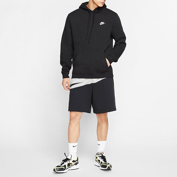 Nike Sportswear Swoosh Small Colorblock Sports Shorts Black Gray Blackgray BV5310-064