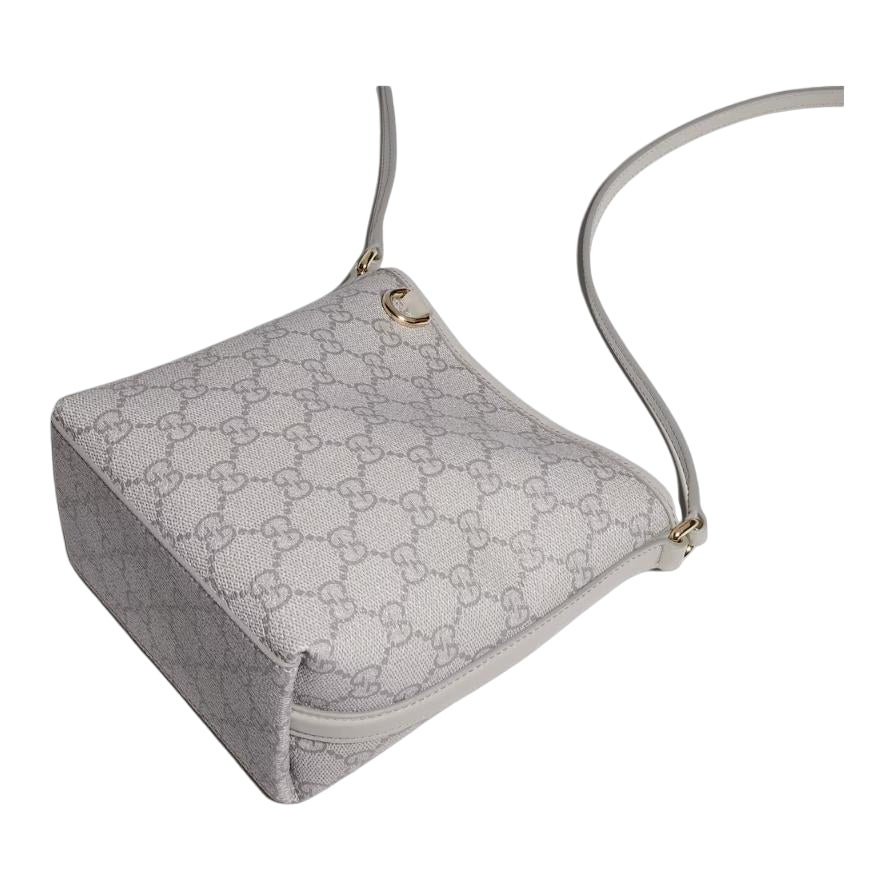 (WMNS) Gucci GG Emblem Nano Bucket Bag 'Grey' 847090-FAEUD-1425