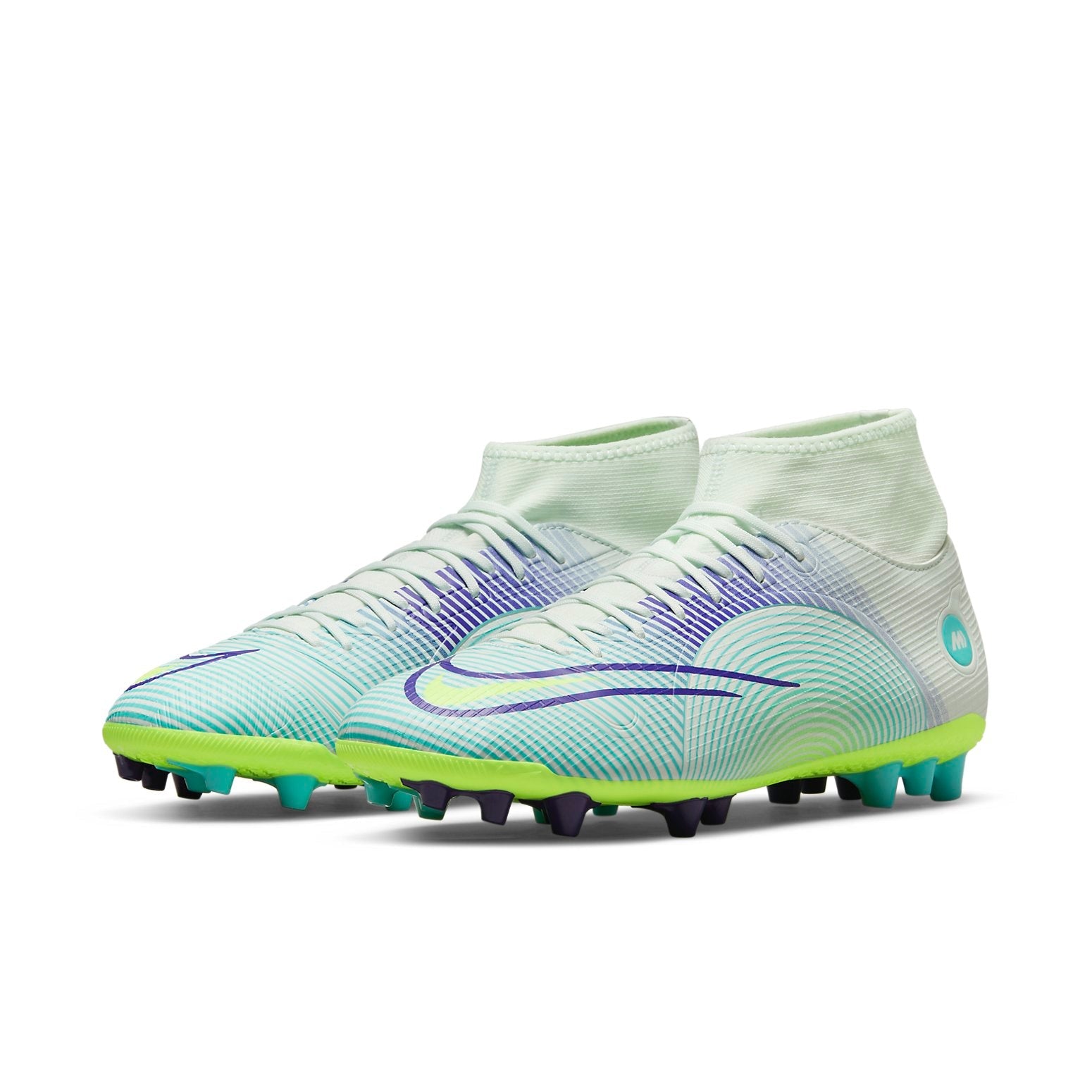 Nike Mercurial Superfly 8 Academy MDS AG 'Green Purple Green' DN3780-375