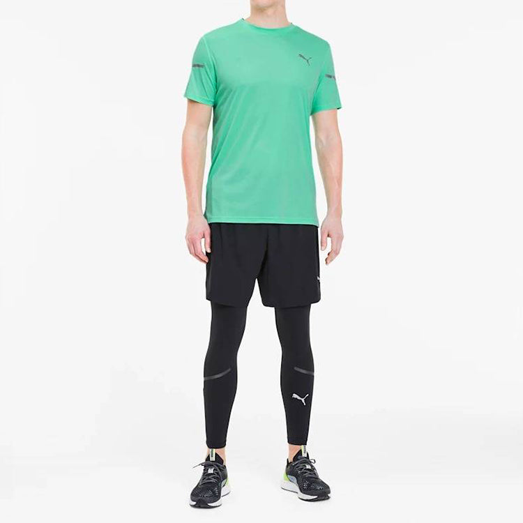PUMA Training Round Neck Short Sleeve Green 518956-06