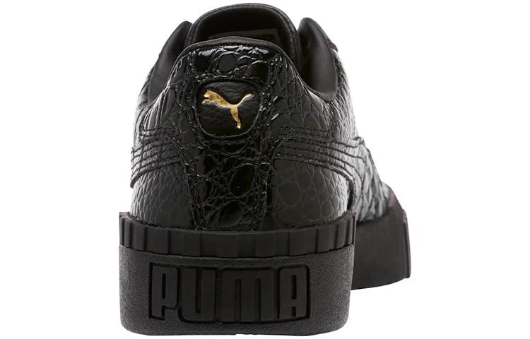 (WMNS) PUMA Cali Croc Trainers Black 369735-03