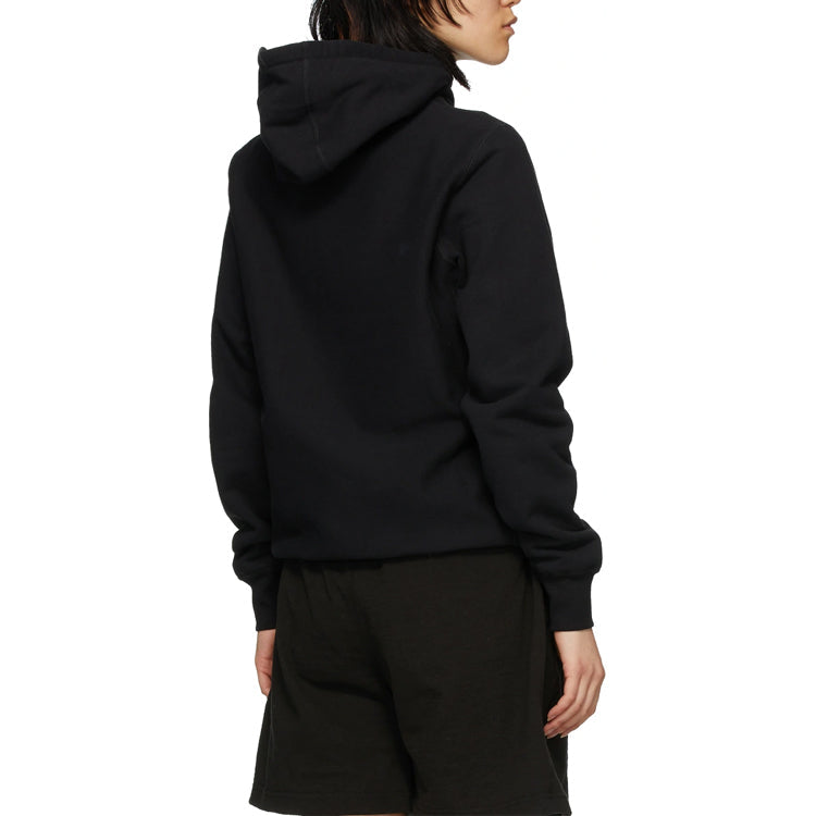 NOAH Unisex Winged Foot Logo Embroidery Black NOAH-SS20-001