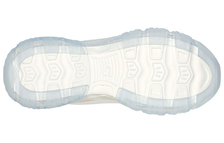 (WMNS) Skechers D'Lites Crystal-Let It Snow 'White Light Blue' 149258-WLB