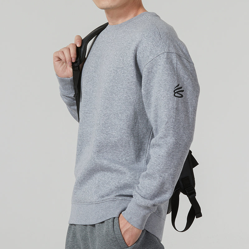 Under Armour Curry Splash Crew Sweatshirt 'Grey' 1380836-011