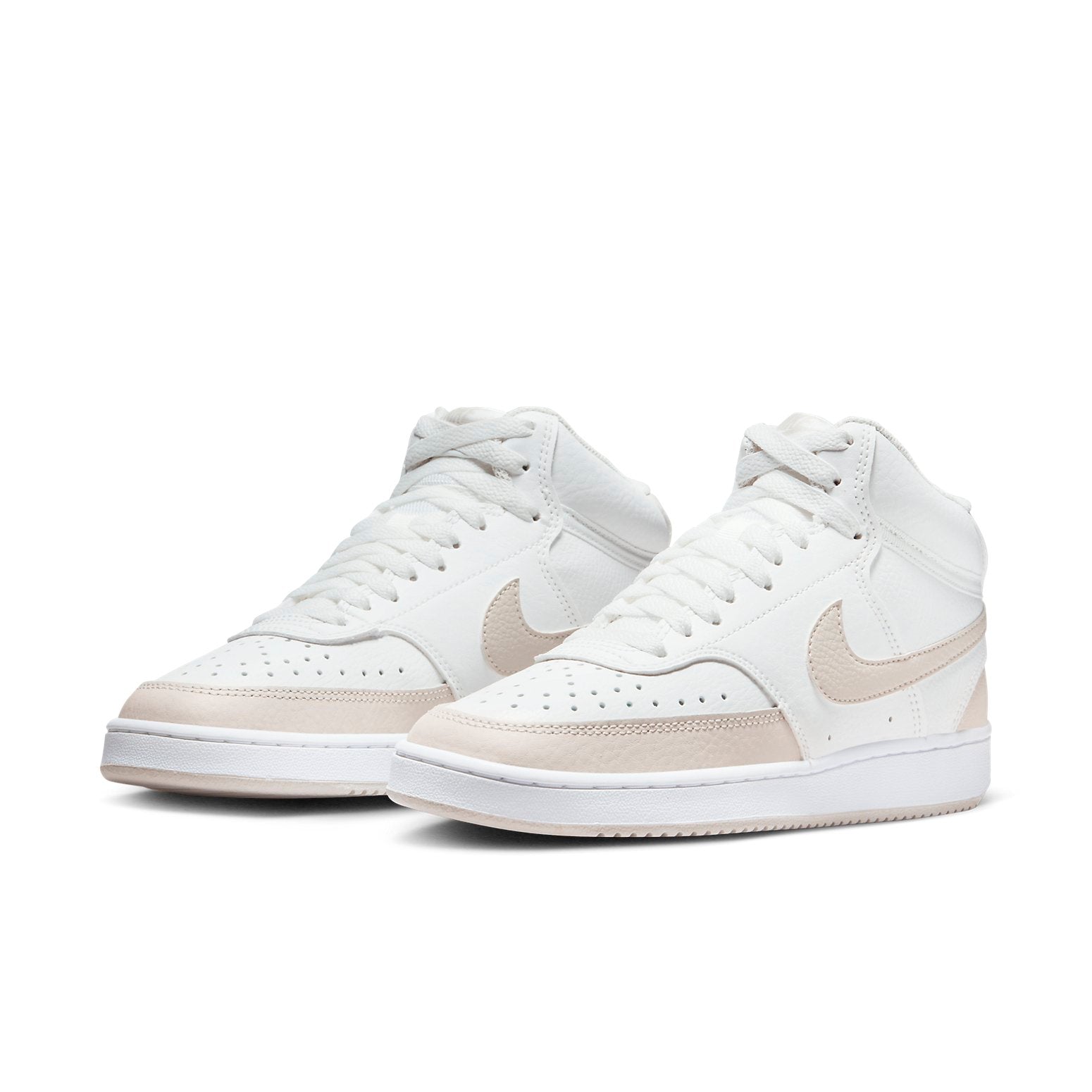 (WMNS) Nike Court Vision Mid 'White Tan' CD5436-106