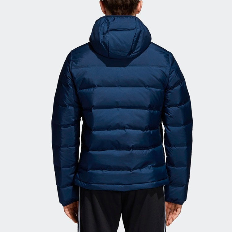adidas protection against cold Stay Warm hooded down Jacket Navy Blue CZ2311