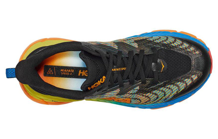 HOKA ONE ONE Mafate Speed 4 'Black Multi-Color' 1138472-BKML