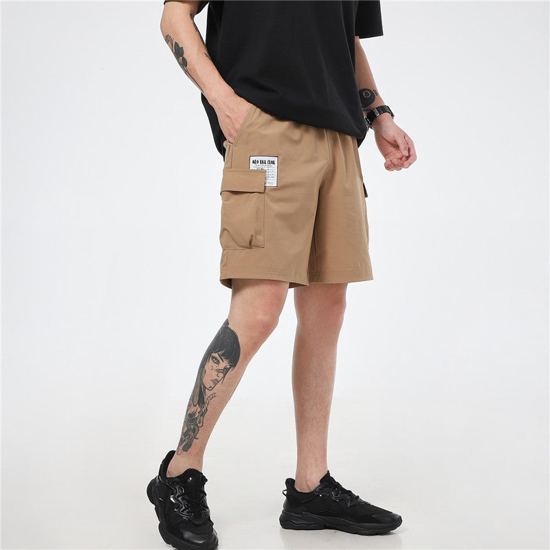 adidas neo Casual Sports Woven Cargo Shorts Khaki H61989