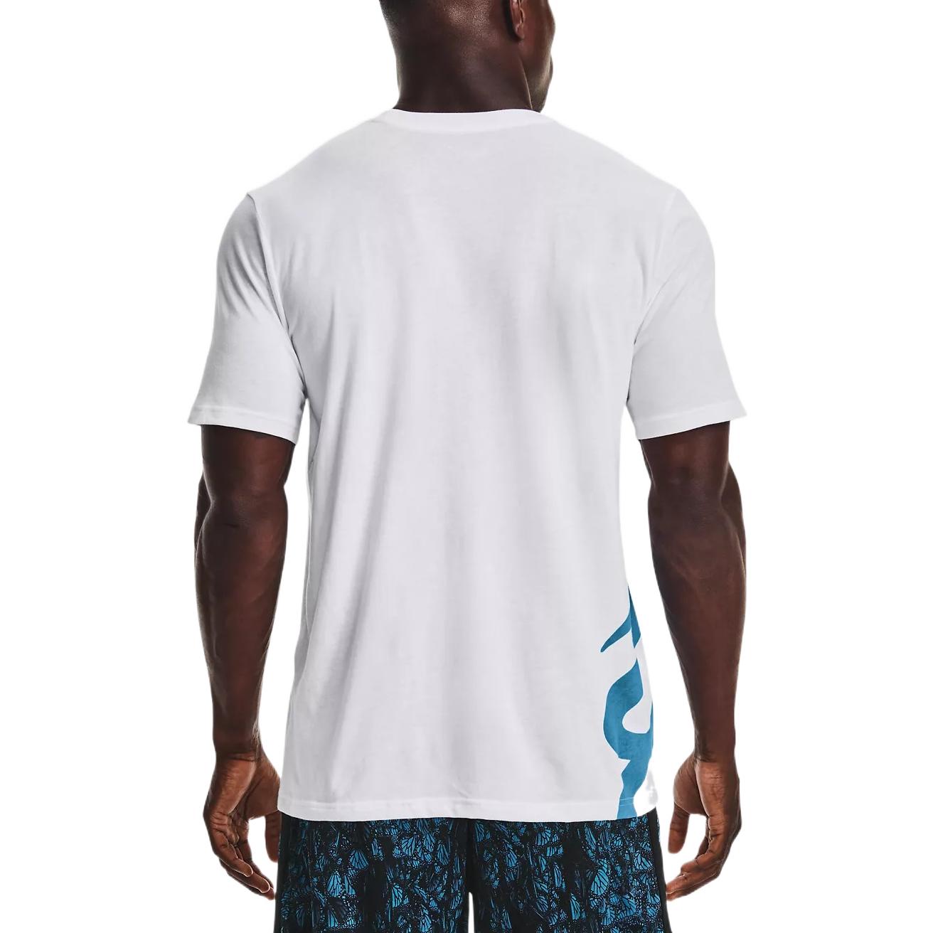 Under Armour Curry Ultra Splash T-Shirt 'White Blue' 1368317-100