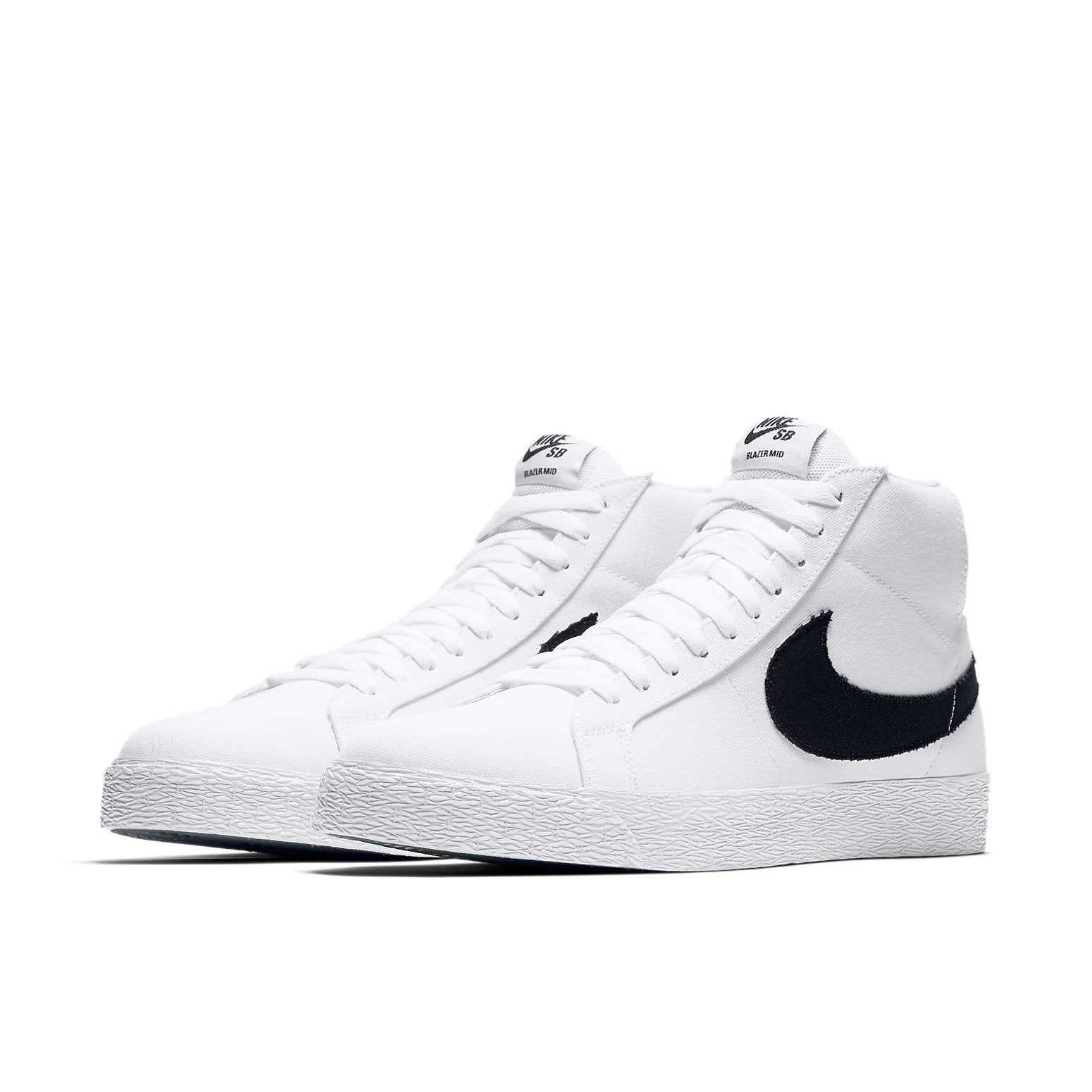 Nike SB Blazer Mid Canvas 'White Black' 902662-149