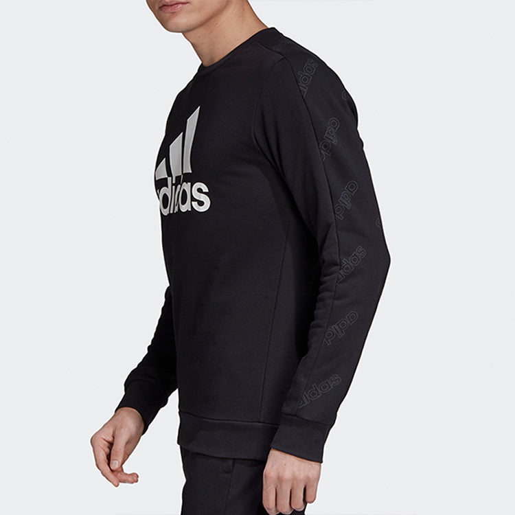 adidas Fav Swt Round Collar Long Sleeve Men's Black GJ6590