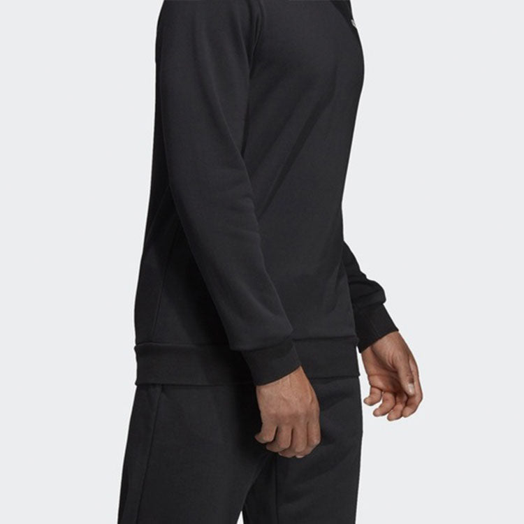 adidas E PLN CREW FT Knitted Hooded Shirt Sweater Men Black DU0395