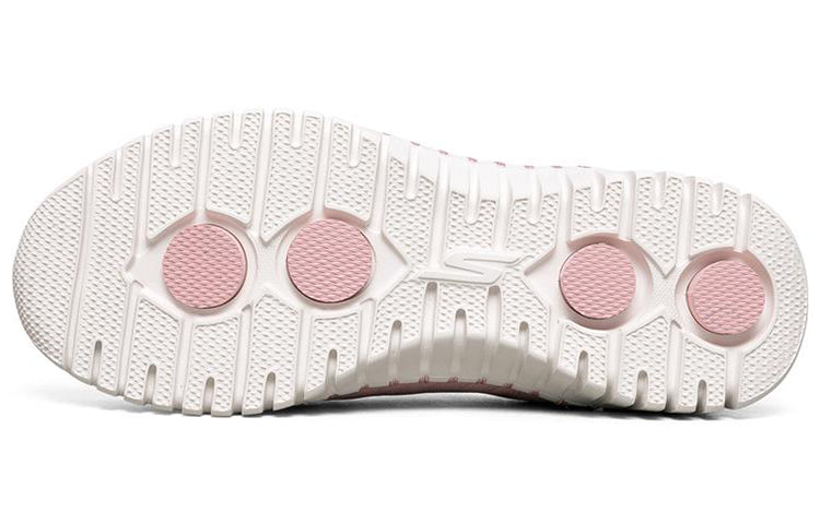 (WMNS) Skechers Go Walk Smart Loafers Pink 124043-PNK