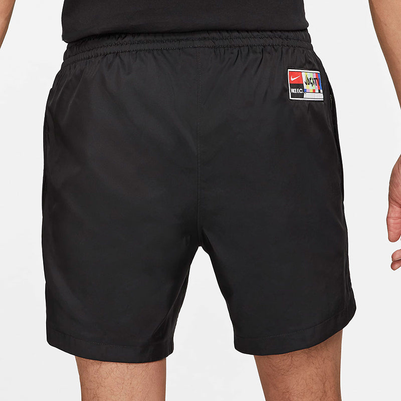 Men's Nike F.c. Soccer/Football Athleisure Casual Sports Lightweight Woven Shorts Black DA2187-010
