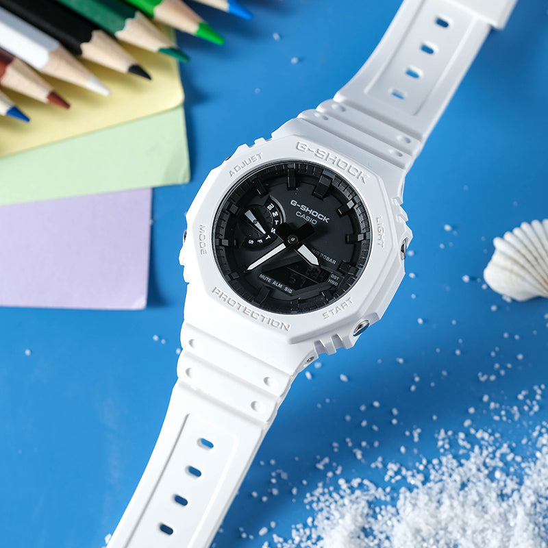 CASIO G-Shock Analog-Digital 'White' GA-2100-7APR