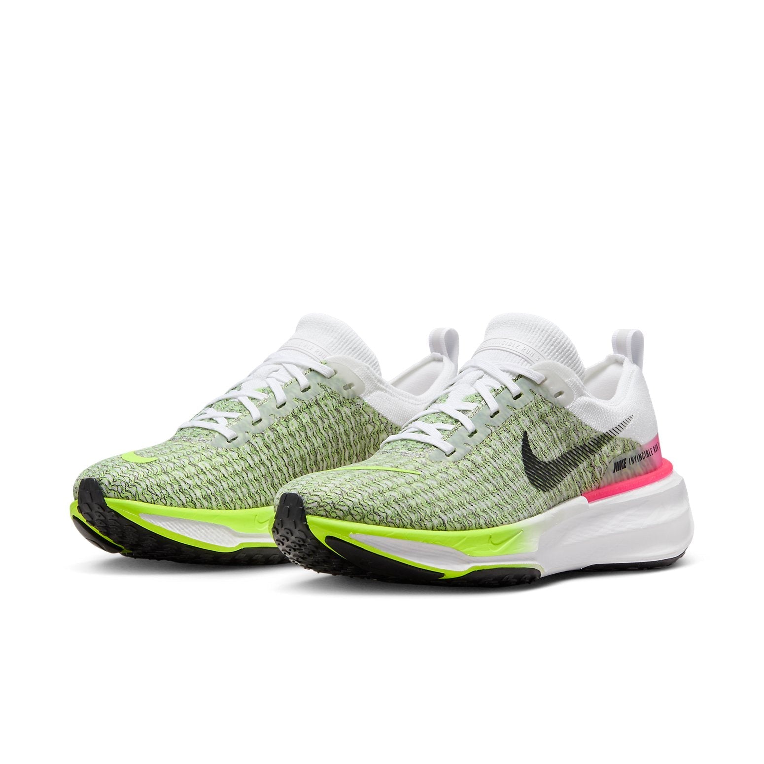 Nike ZoomX Invincible Run Flyknit 3 'White Volt Hyper Pink' FN6821-100