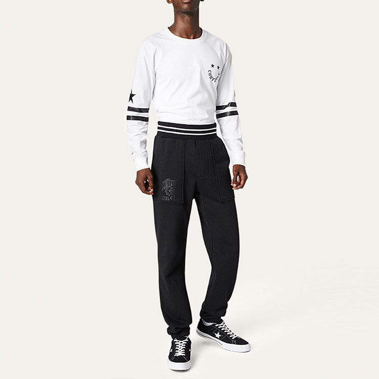 Converse Twisted Varsity Sweatpants Asia Sizing 'Black' 10018340-A03