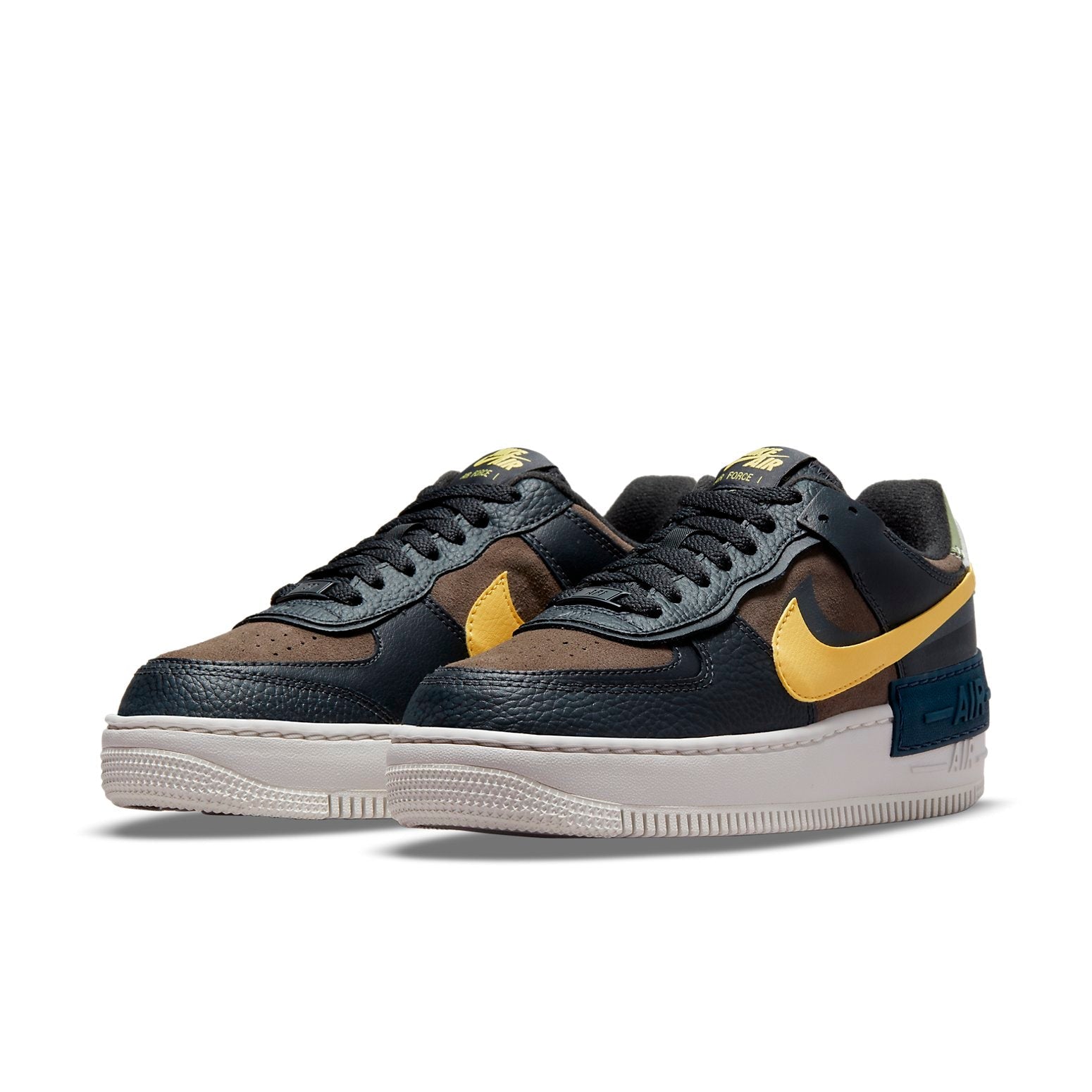 (WMNS) Nike Air Force 1 Shadow 'Off Noir Saturn Gold' DQ0881-001