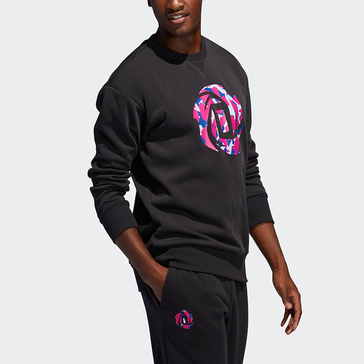 adidas Ros Crew Winter Basketball Sports Pullover Black FM0022