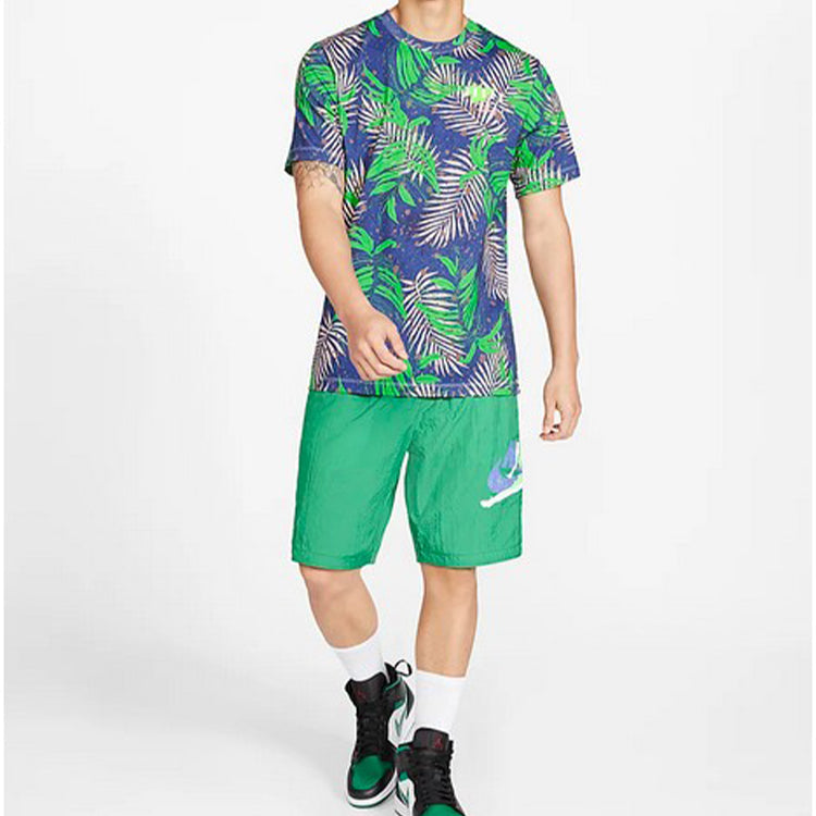 Air Jordan POOLSIDE Short Sleeve Men's Purple CQ2063-554