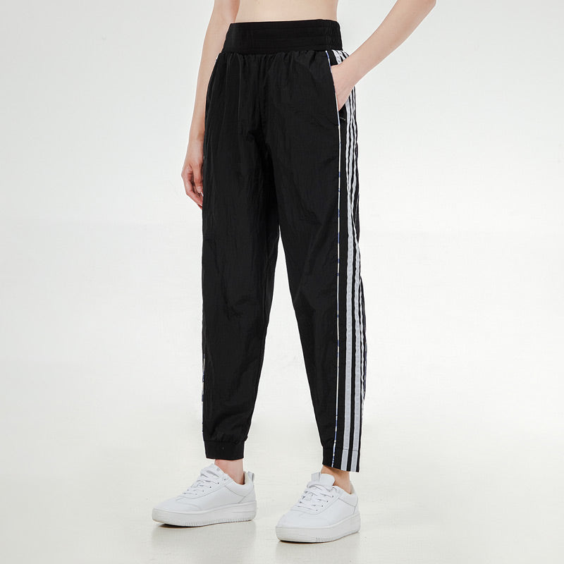 (WMNS) adidas Str W Pt Mix Casual Sports Side Stripe Long Pants/Trousers Black H09726
