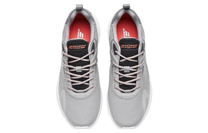 Skechers Bobs Squad Chaos Men Memory Foam Trainer Shoes 'Grey' 118034-GYMT