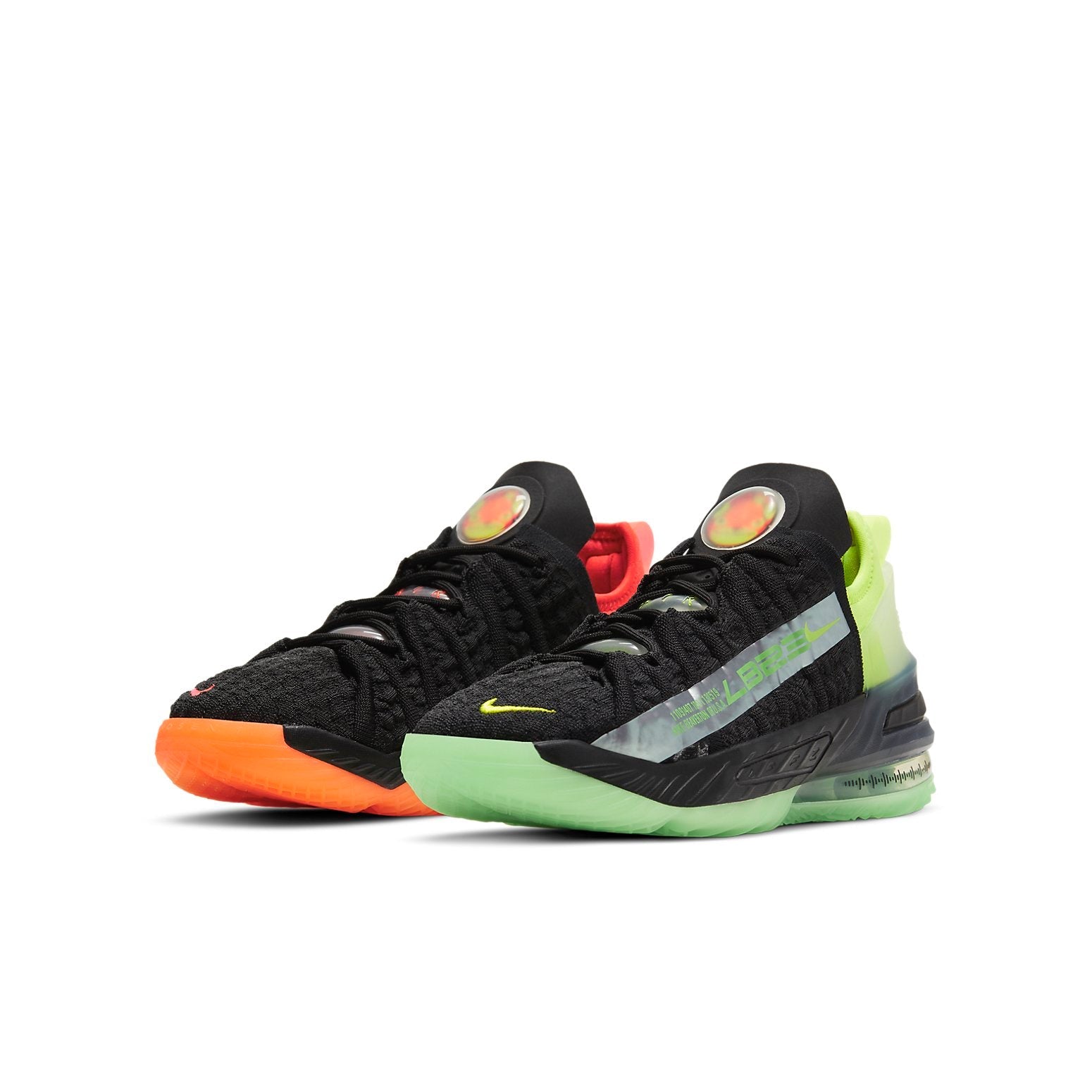 (GS) Nike LeBron 18 'Black Crimson Volt' CW2760-009